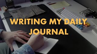Writing my Daily Journal - 1st August 2019 - ✎W&G✎