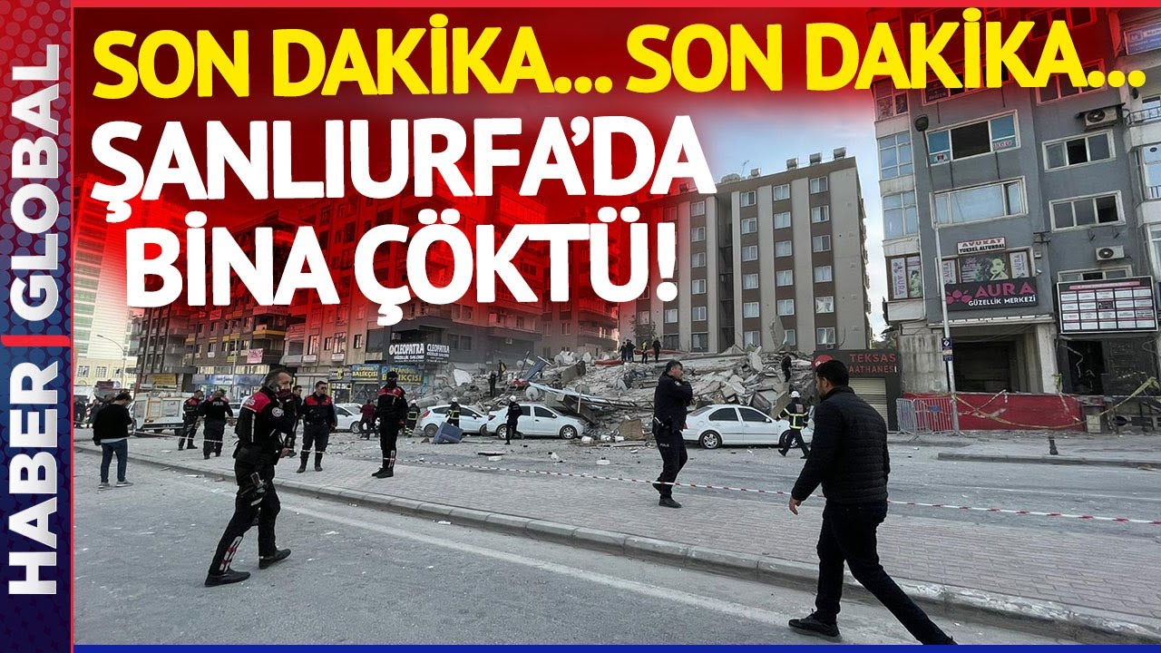 ⁣SON DAKİKA I Şanlıurfa'da 7 Katlı Bina Çöktü!