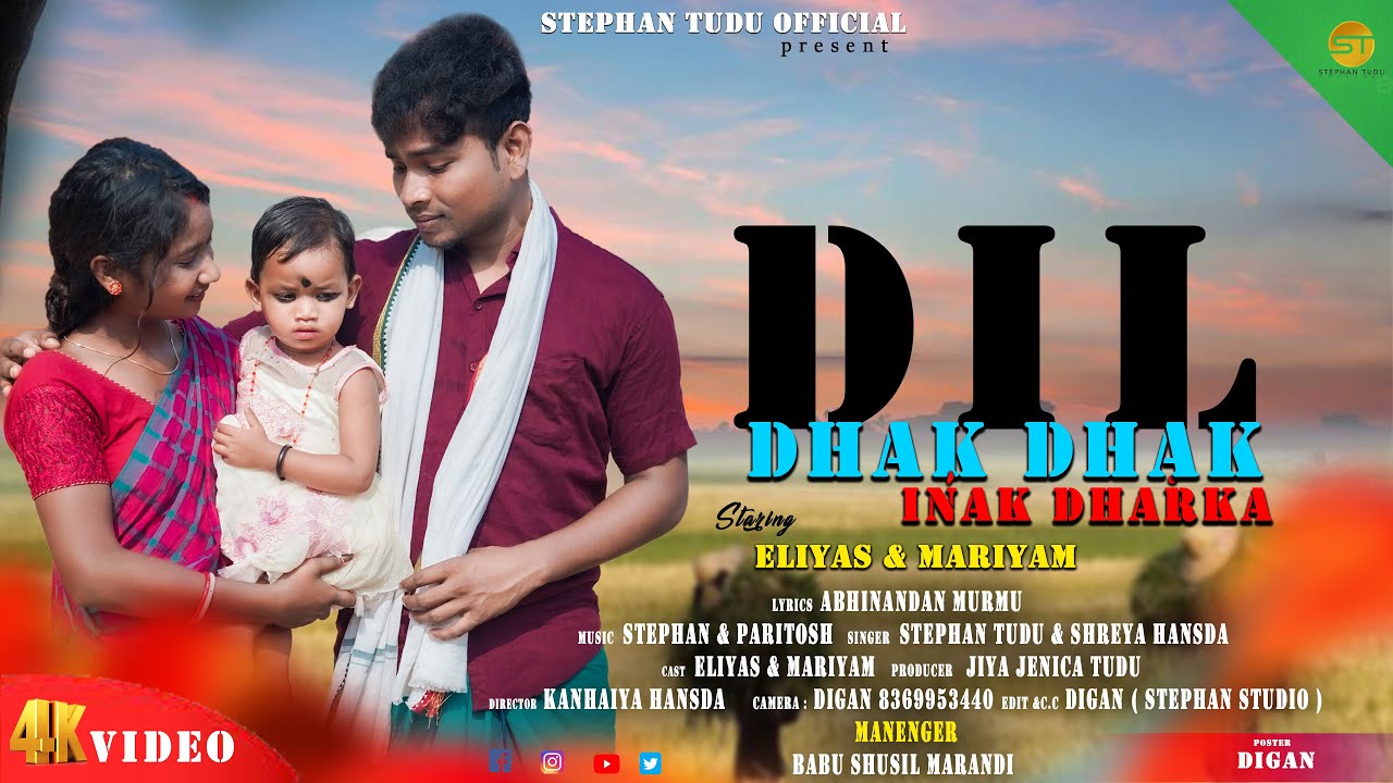 Dil Dhak Dhak In'ak Dharka New santhali Full Video 2023 || Stephan & Sherya || Eliyas & Mariyam ||