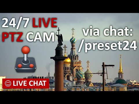 Видео: 🕹 LIVE CAMERA PTZ Amazing St. Petersburg Russia Live Chat. Невский пейзаж Санкт-Петербург живой чат