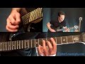 Unchained Guitar Lesson Pt.1 - Van Halen - All Rhythm Guitar Parts