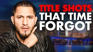 10 MMA Title Shots Everyone Forgets About
