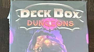 Deck Box Dungeons (Ariah) - Unboxing