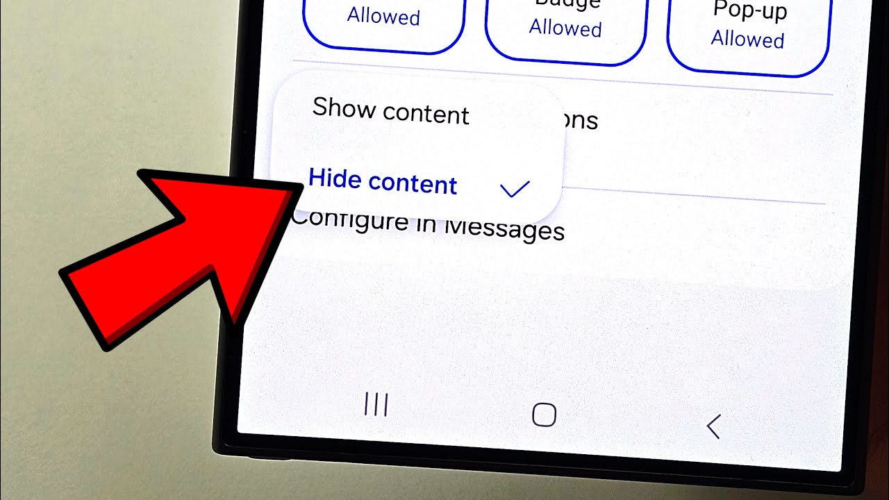 How To Hide Messages on Samsung Galaxy S24 Ultra Lock Screen - YouTube