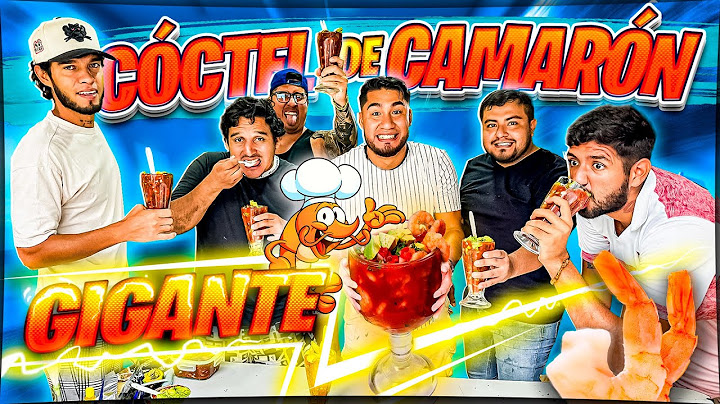 HACEMOS UN CÓCTEL DE CAMARÓN GIGANTE 🍤🍹