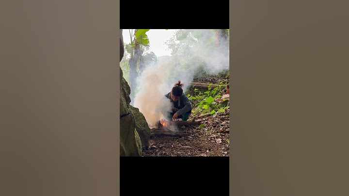 Surviving 24 Hours in a Rocky Cave #1 #survival #hoailefarm #bushcraft  #mutegirl #farm #camping