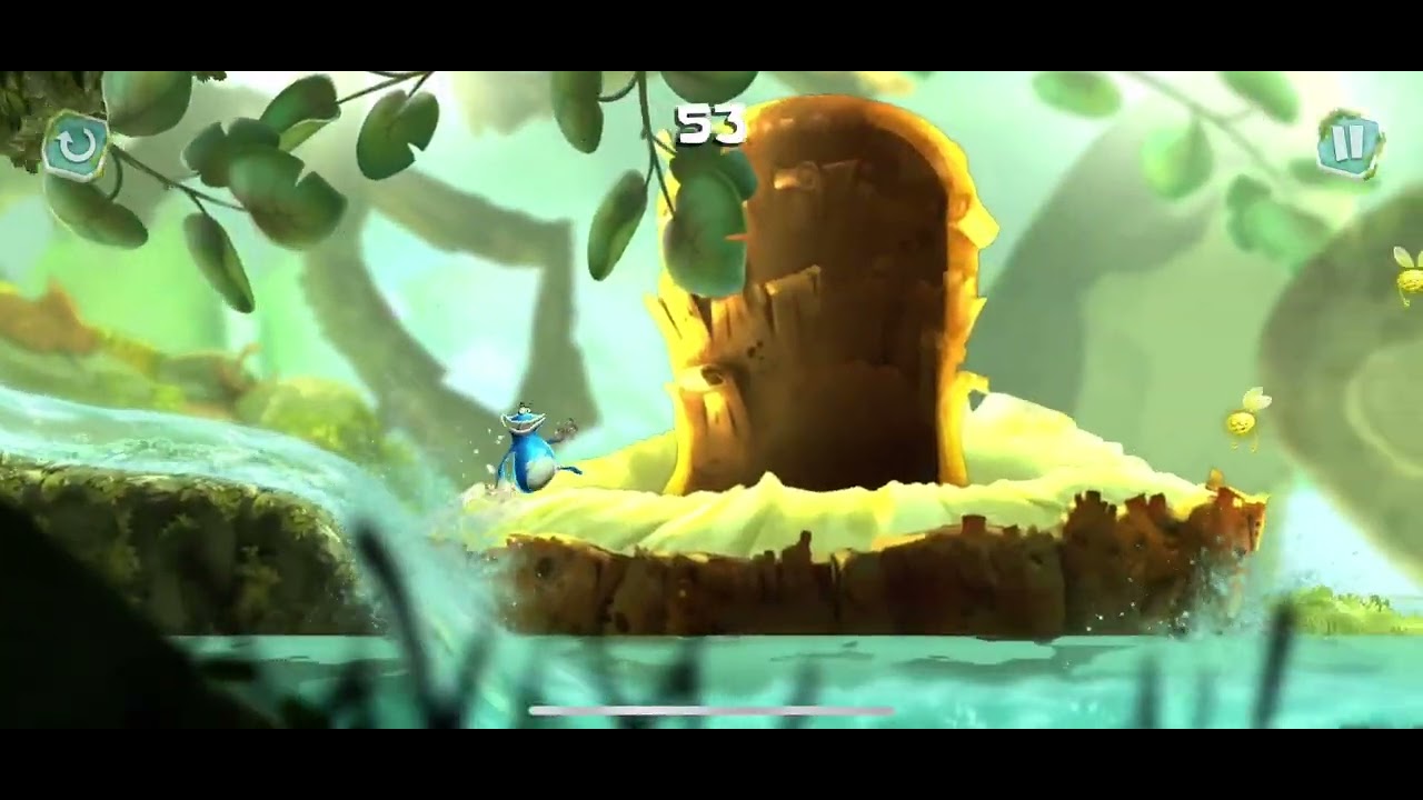 Level 1-2: Glade surfing (Rayman Mini)