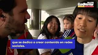 Hincha japonés revela la razón de su matrimonio con peruana