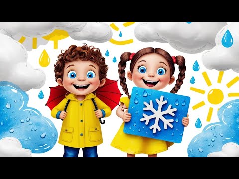 The Weather Song: Sunny, Rainy, Snowy | Nursery Rhymes Kids song ...