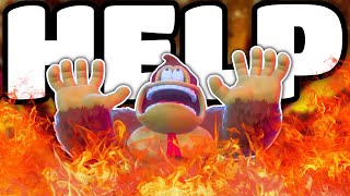 Donkey Kong Bananza, but there's a random disaster every layer