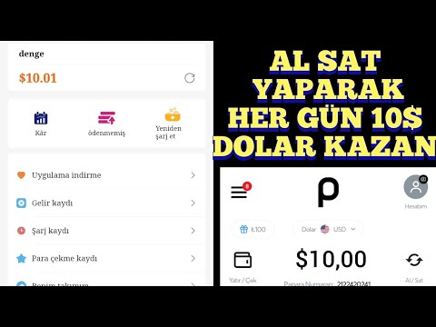 AL SAT YAPRAK HER GÜN 10$ DOLAR KAZAN | internetten para kazanma - dolar kazanma 2023