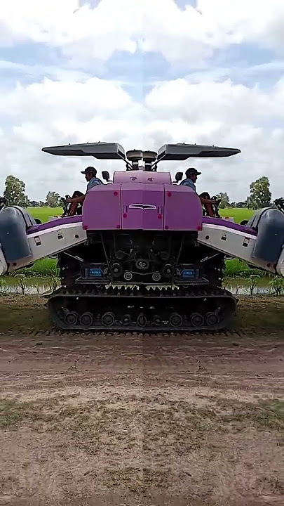 kombet (tenk sawah) mesin panen padi #shorts #trending #kombet