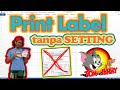 Cara Print Label tanpa Setting