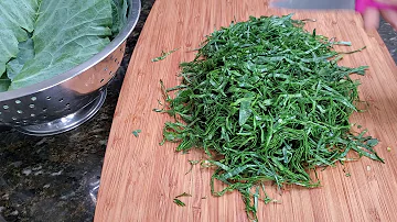 Como fazer a couve ficar verdinha?