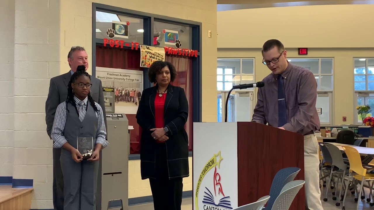 Canton City Schools students and employees of the month YouTube