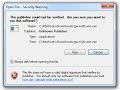 Cara disable open file security warning windows