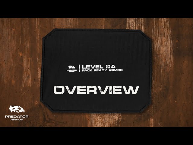 Backpack Armor Overview - Predator Armor