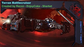 Space engineers DEATH TEST 2.0 " Terran Battlecruiser"(5k ( ultra wide ) )