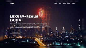 Luxury Video Background in website using HTML & CSS | Landing Page