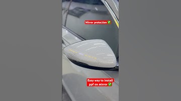 Easy way to install ppf on mirror ‼️