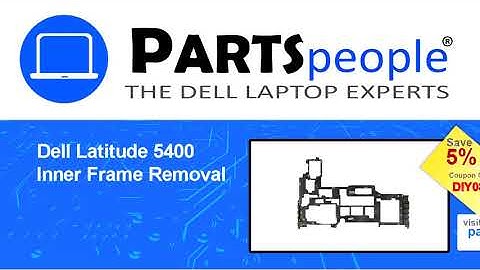 Dell Latitude 5400 (P98G001) Inner Frame How-To Video Tutorial