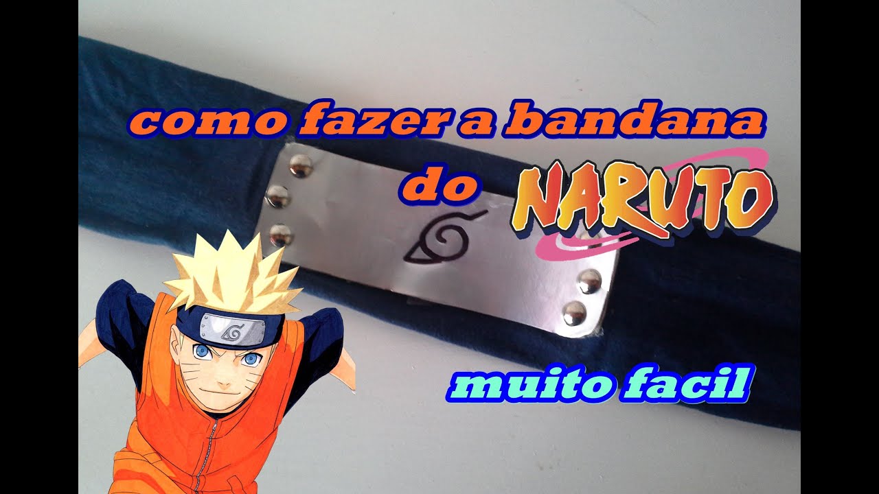 Bandana Naruto Cosplay Akatsuki Aldeia Ninja Faixa Anime