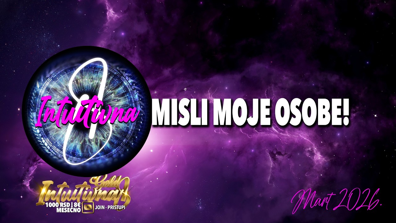 🌟MISLI MOJE OSOBE!🌟 Tarot citanje 🔮 Grupno otvaranje  @Intuitivna8