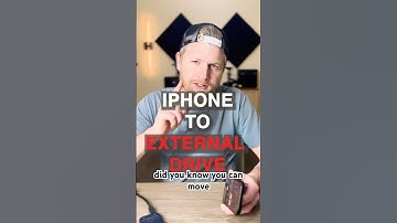 How to Move Photos/Video from iPhone to External Drive #spillthegoods #teachingtech #techtips
