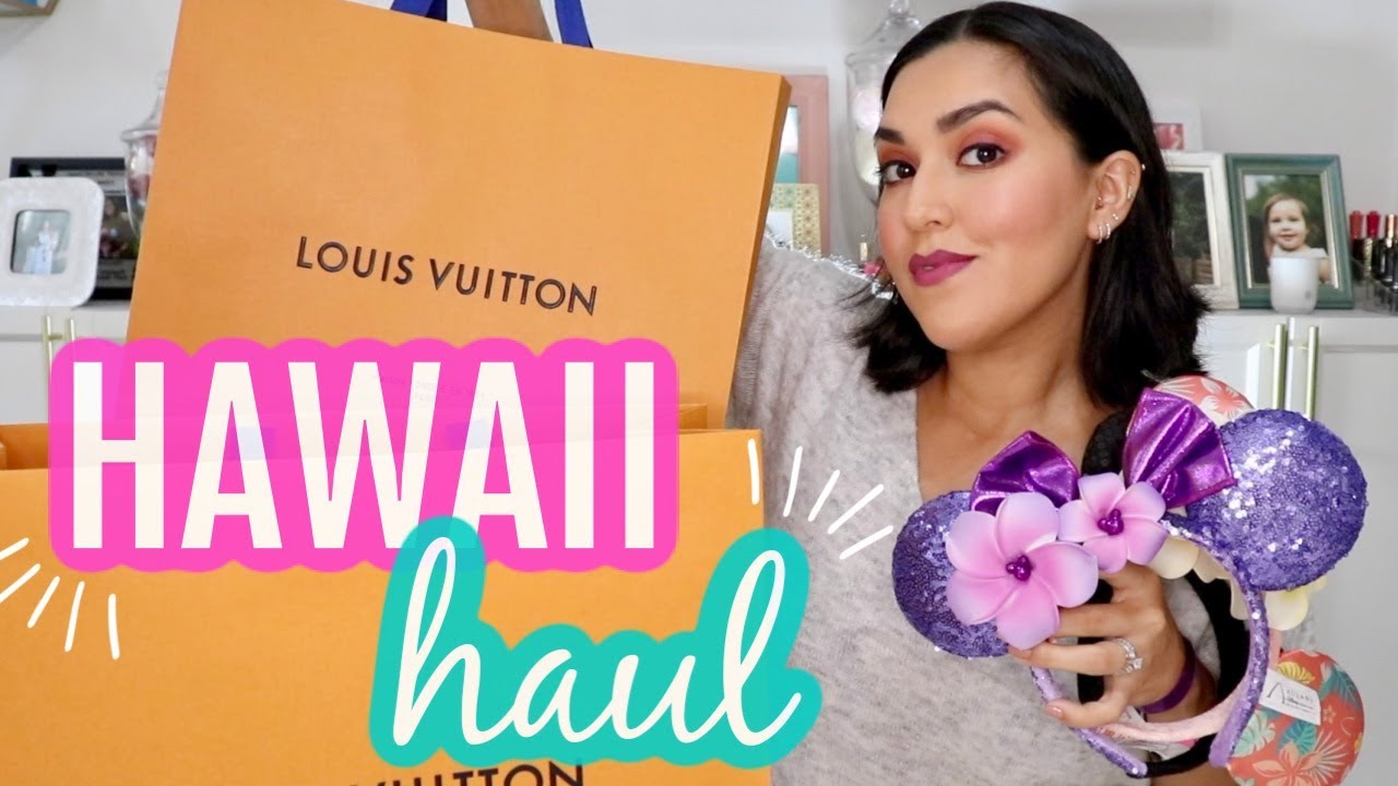 Hawaii Birthday Haul: Most Wanted Louis Vuitton Bags + Disney Exclusives - YouTube