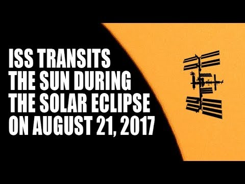 ISS Transits the Sun During the 2017 Eclipse
