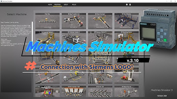 Machines Simulator connection with Siemens LOGO PLC