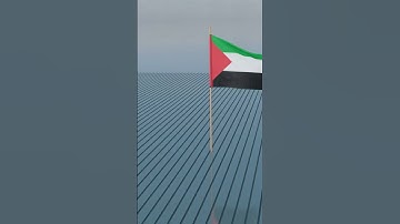 palestine flag 3D Animation Created in Blender #shorts #palestine #animation