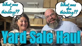 Yard Sale Haul to Resell on eBay and Poshmark!