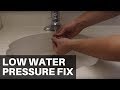Taps Have Low Water Pressure &amp; Volume: Faucet Fix and Repair