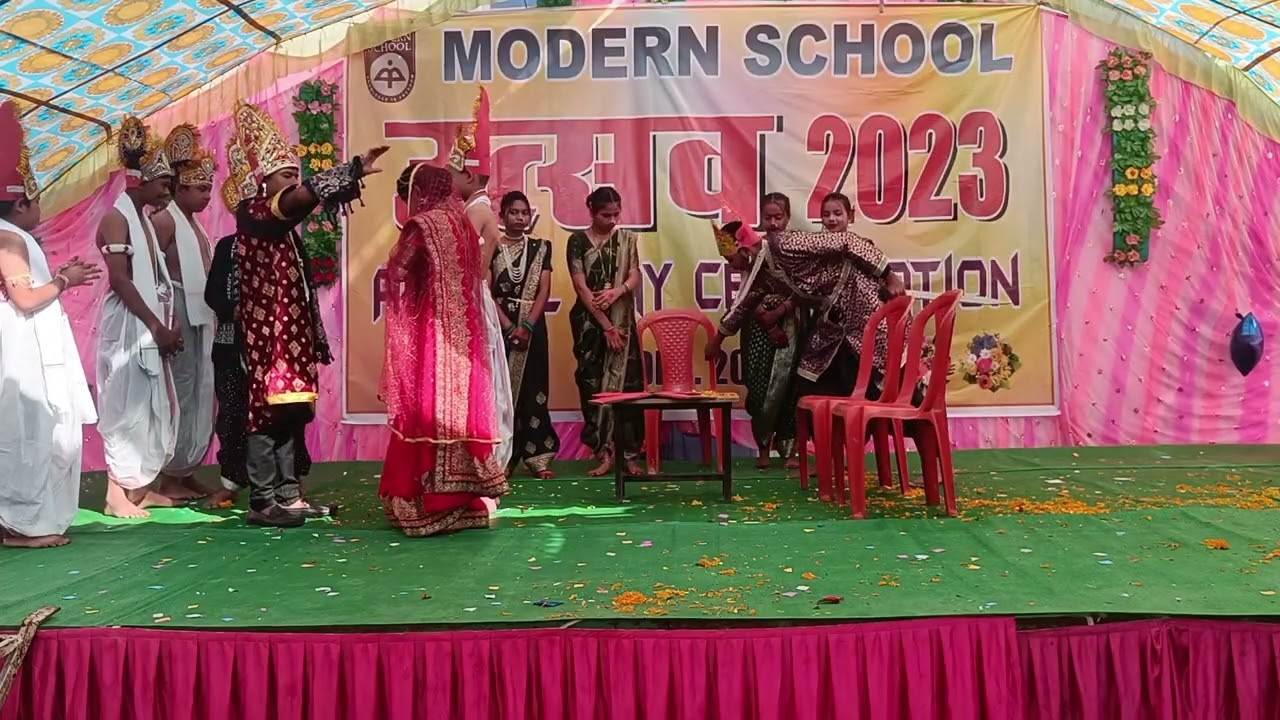 Dropati chir haran drama modern school bhainsdehi 2023