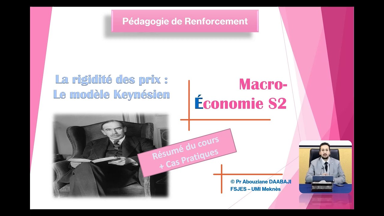 Pr Abouziane DAABAJI - Macro-Economie S2 - Modèle keynésien : Rigidité des prix