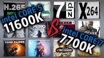Intel i5 11600K vs i7 7700K Benchmarks – 15 Tests 🔥