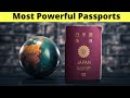 10 Most Powerful Passports in the world | Global Passport Ranking | Henley Passport Index