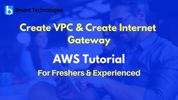 Create VPC & Create Internet Gateway | AWS Tutorial For Beginners