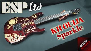 ESP LTD KH Ouija Red Sparkle Limited Edition #228 Kirk Hammett Signature guitar close up video