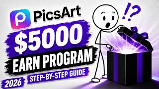 PicsArt Earn Program 2026 | How to Earn $5000 with PicsArt (Step-by-Step Guide) screenshot 5