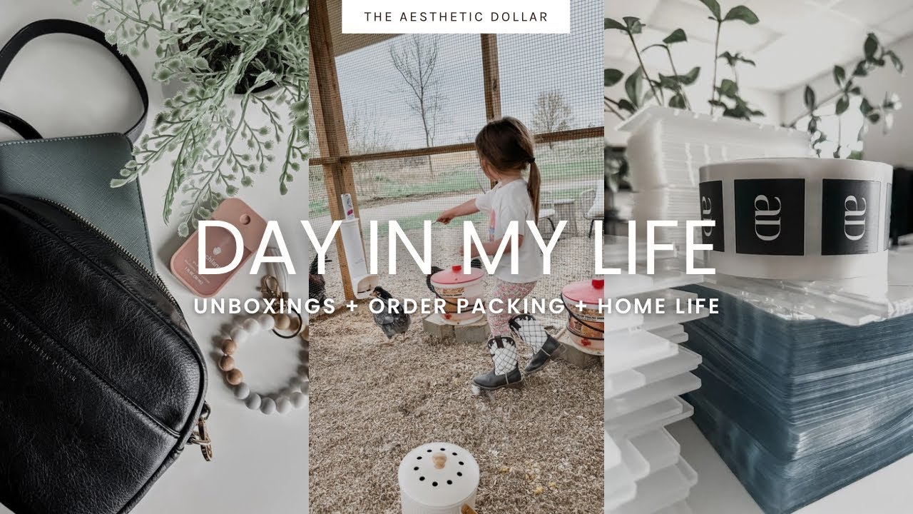 Realistic Day in My Life as a Small Business Owner and Mom 🐓🖤✨ | Studio Vlog | No. 49