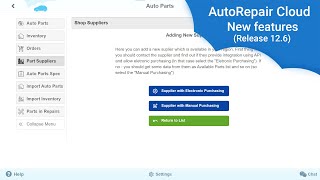 AutoRepair Cloud - Release 12.6