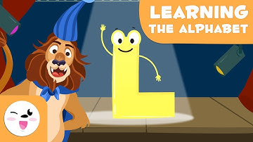 The letter "L" with Lucas the Lion- Educational video to learn the consonants