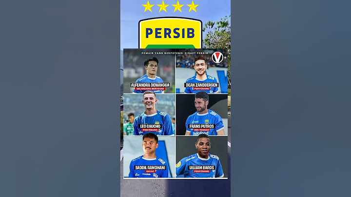 6 PEMAIN YANG AKAN DIDATANGKAN PERSIB