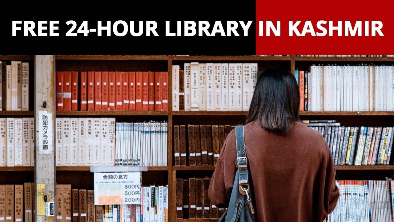 A Kashmiri Youth Is Running A Free Library Open For 24 Hours