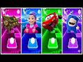😱 House🆚 Rumi 🆚McQueen🆚Oddbods – EPIC Dance Battle! 🎶Tiles Hop EDM Rush 🔥#2