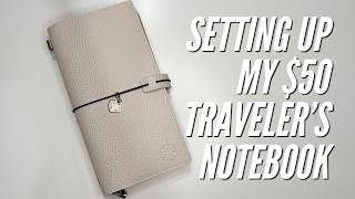 My First Traveler's Notebook Setup (that was under $50!)