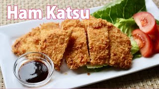 Ham Katsu Recipe Japanese Cooking 101