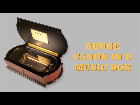 Vintage Reuge 3 Air Music Box Playing Canon In D - YouTube